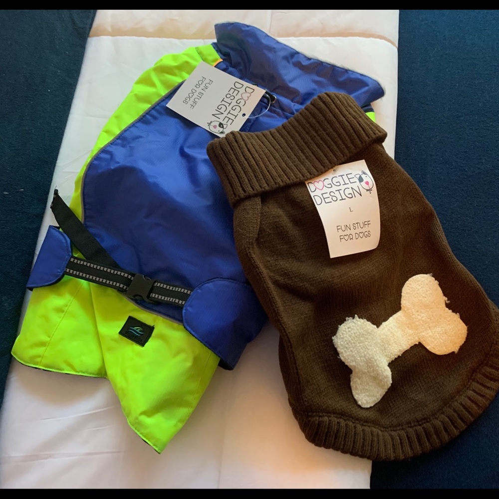 BRAND NEW DOGGIE DESIGN Alpine Coat and Sweater